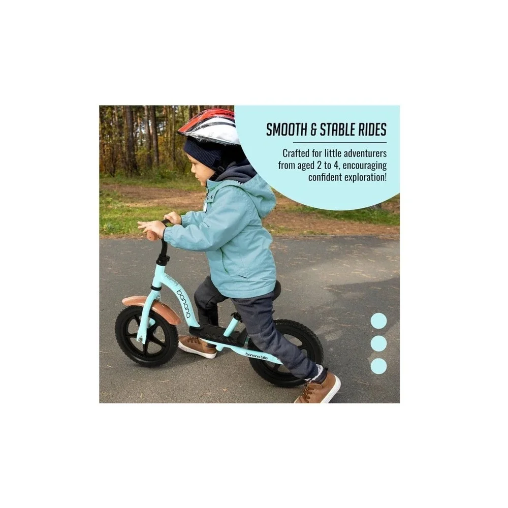 Banana Bike 2 in 1 Kids Balance Bike Scooter Hybrid Powder Blue Toddler  NIB